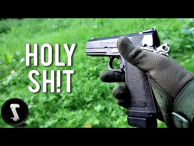 1500 rpm full auto pistol vs 7 guys in a car